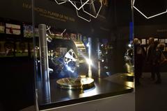 Ballon D’Or Awards on display at the FIFA Museum in Zurich