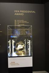 Ballon D’OR Awards display at FIFA Museum in Zurich