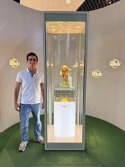 Estefano Doumet at FIFA Museum in Zurich, April 2024