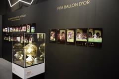 FIFA Ballon D‘OR Awards on display at FIFA Museum in Zurich