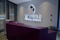 FIFA Ballon D'Or Awards on display at FIFA Museum