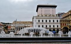 Ferrari Square in Genoa, Italy