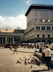 Teatro Carlo Felice opera house in Genoa