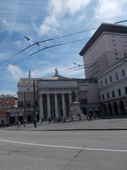 Teatro Carlo Felice and Palazzo dell'Accademia Ligustica di Belle Arti viewed from Piazza De Ferrari, Genoa