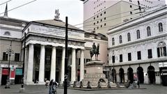 Monument to Garibaldi in Genoa, Italy