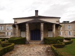 Maison Martell courtyard shell in Cognac, France