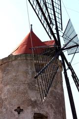 Nubia salt museum windmill close-up