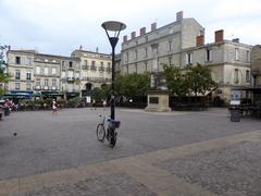 Place Camille Jullian in Bordeaux, France, July 2014