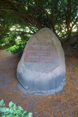 memorial stone in the Saxon Garden, Warsaw