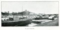 Clément Maurice's 1897 artwork of Le Pont d'Austerlitz in Paris