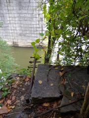 Bridge abutment from 1823 in Nashville, Tennessee