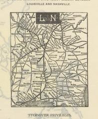 Map from 'The Mammoth Cave of Kentucky' by Hovey and Call, 1897