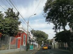 colorful traditional houses in Chorrillos, Lima