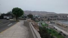 Cliffs of Chorrillos in Lima, Peru