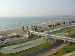 Beach of Agua Dulce in Chorillos, Lima, Peru in December 2004