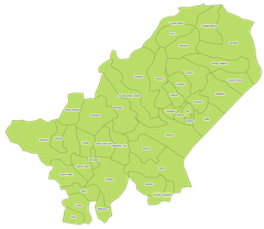 Telephone district of Baveno map