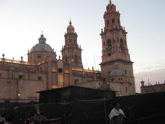 Side view of Morelia Cathedral