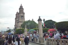 Catedral de Morelia after the parade on September 30