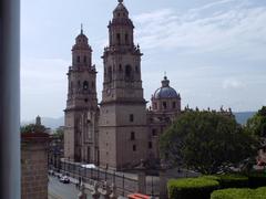 Catedral de Morelia at night