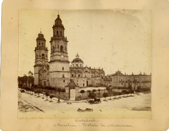 Cathedral of Morelia in 1901