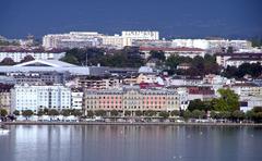 Palais Wilson in Geneva viewed from Cologny