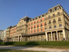 Eastern side of Palais Wilson in May 2023