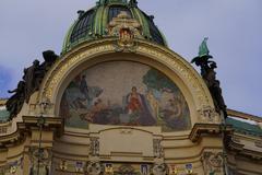 Municipal House Smetana Hall in Prague