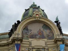 Cultural monument of the Czech Republic with mosaic and dome