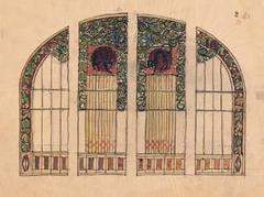 ornamental window design for Municipal House 1910