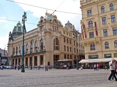 Obecní dům concert hall in Prague with Francouzská Restaurace