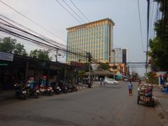 Chiang Mai cityscape with mountains in the background