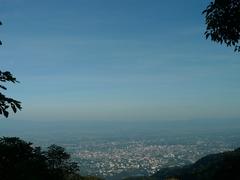 Chiang Mai view from Doi Pui campsite