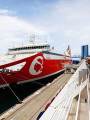 Ferry to Corsica at the port of Marseille