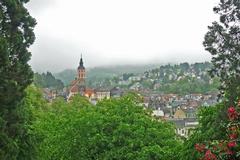 View of Baden-Baden with the Collegiate Church