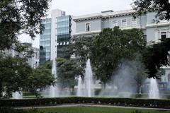 Liberty Square panoramic view