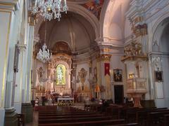 Nave and presbytery of the Basilica of Our Lady of Lidón in Castellón