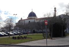 Back facade of the Virgin of Lledó Basilica in Castelló de la Plana, Spain