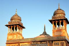 Beautiful architecture of Wazir Khan Mosque in Lahore