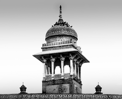 Wazir Khan Mosque Minaret in Pakistan