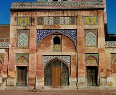 Courtyard of Wazir Khan Mosque in Lahore