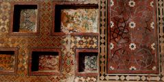 Faded tile work of Wazir Khan Mosque