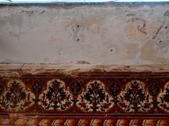 Faded tile work of Wazir Khan Mosque