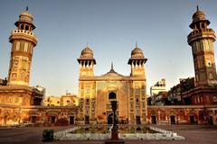 Inside view of Wazir Khan Mosque in Lahore