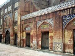 Row of Hujra Doors inside Wazir Khan Mosque