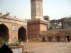 Wazir Khan Mosque left corner view in Lahore