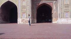 Front view of Wazir Khan Mosque in Lahore