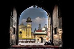 A peaceful spot in Wazir Khan Mosque