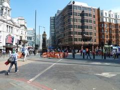 Clock tower outside Victoria Station