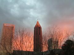 Midtown Atlanta skyline at dusk