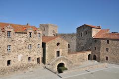 Collioure Castle with surrounding landscapes